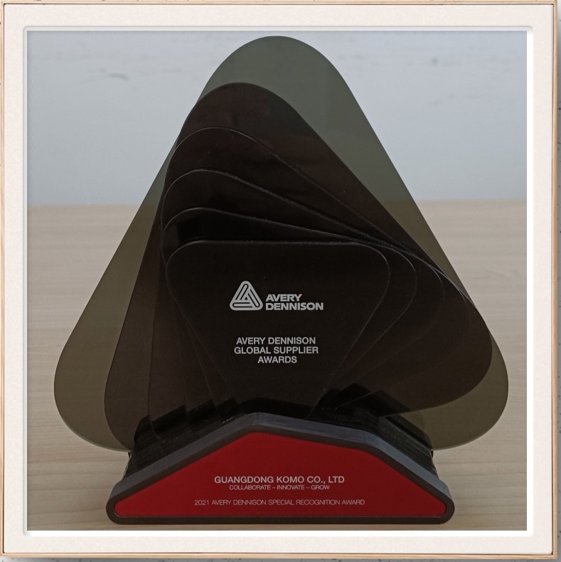 KOMO Won Avery Dennison Global Supplier Award